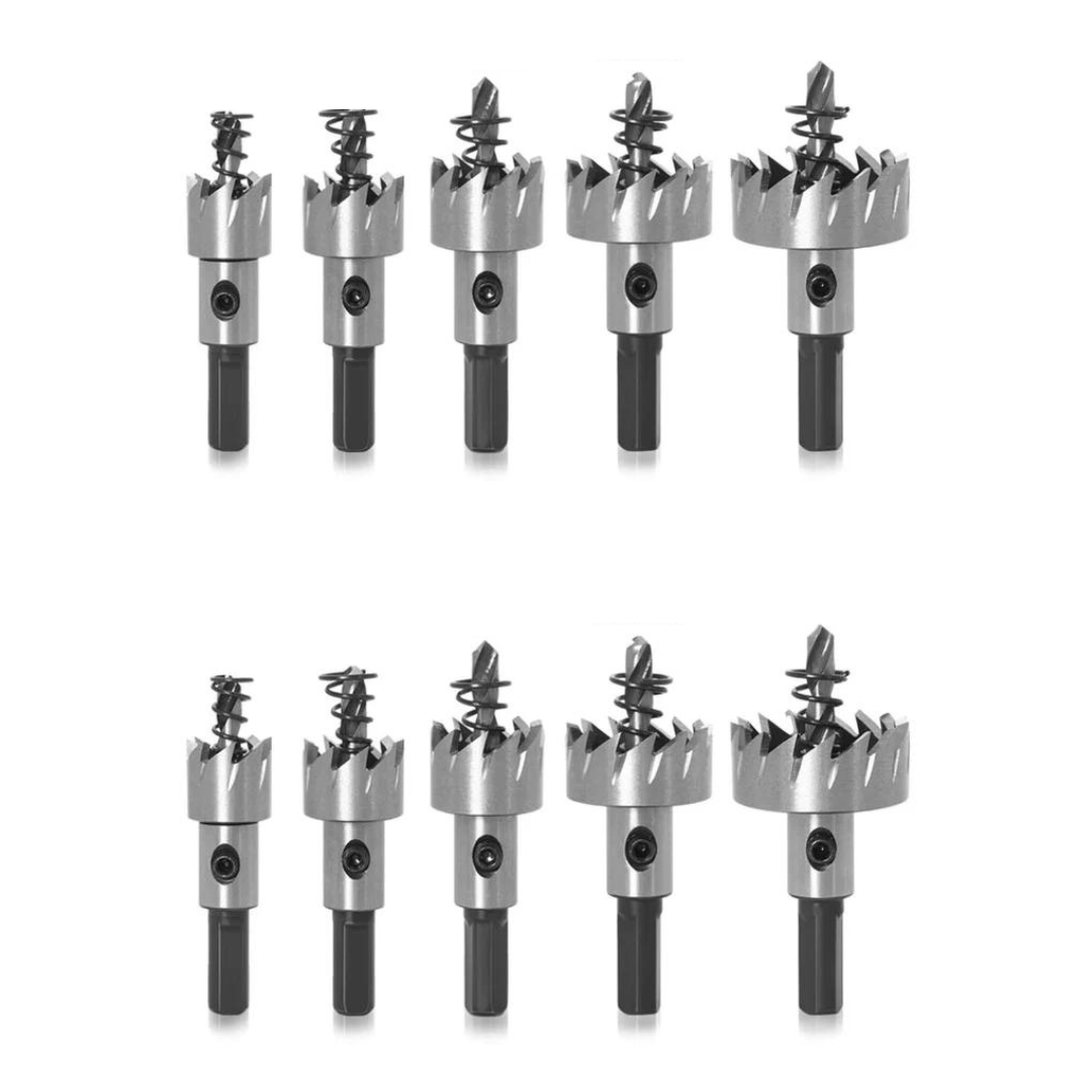 Fura Tudo - Titanium Dril ™ Kit 10 brocas serra copo