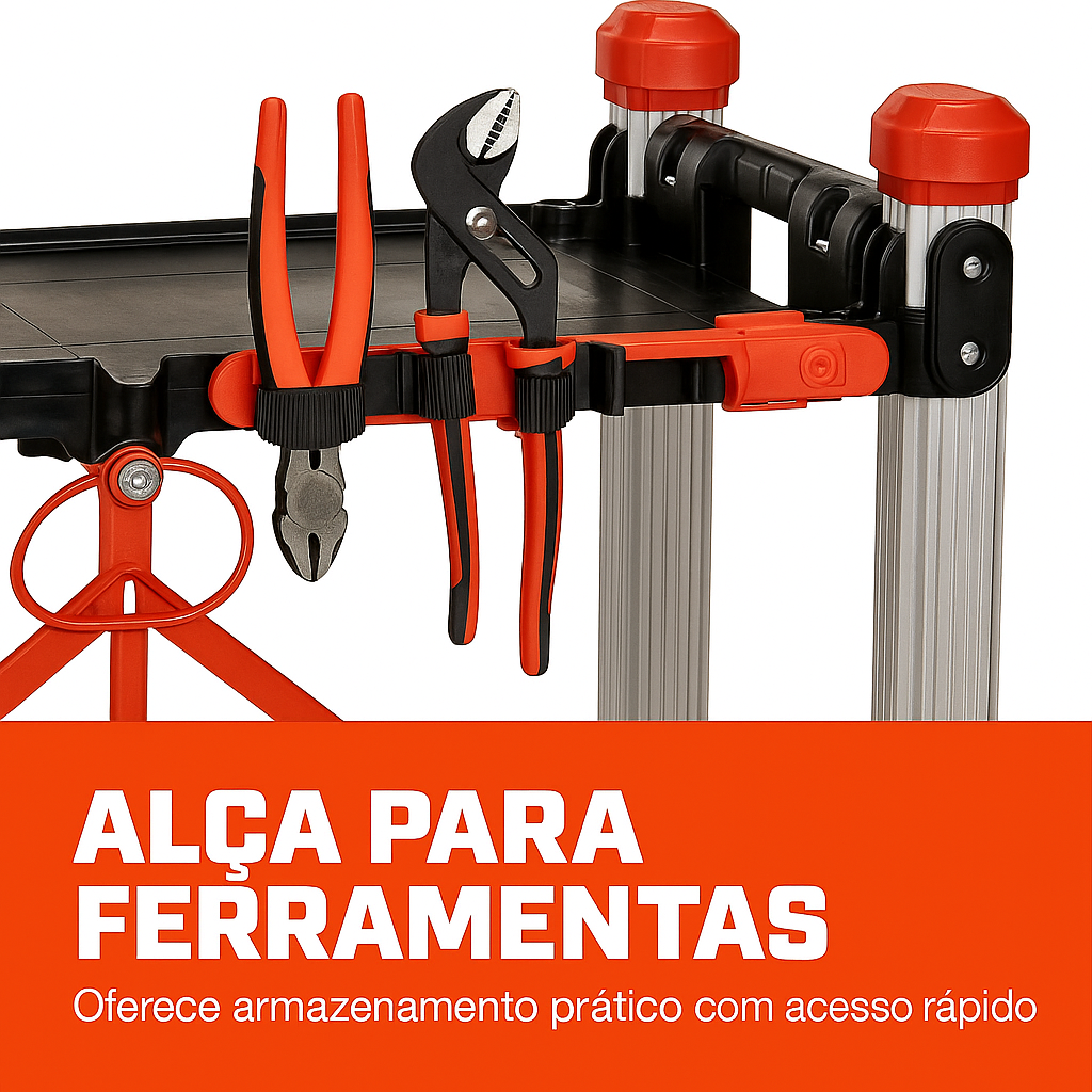 Carrega Fácil WorkCart™ Carrinho Dobrável Multifuncional