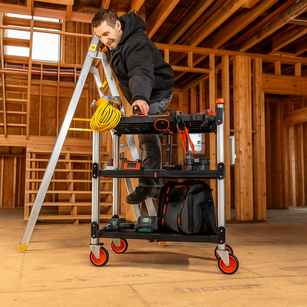 Carrega Fácil WorkCart™ Carrinho Dobrável Multifuncional