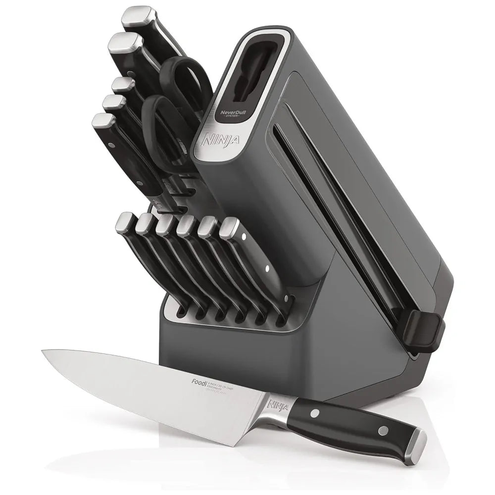 Chef Master™ – Kit 12 Facas Premium em Aço Alemão com Afiador Integrado