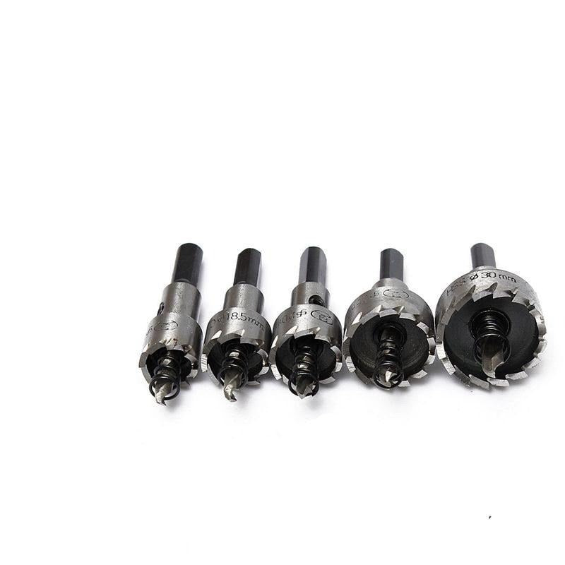 Fura Tudo - Titanium Dril ™ Kit 05 brocas serra copo