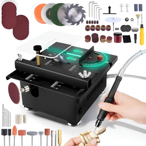 MultiCut Pro™ Mini Serra De Bancada Multifuncional  + Kit completo