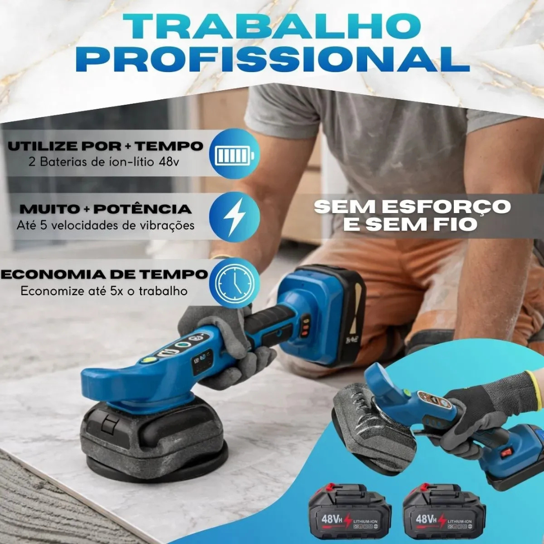 Assenta Pro Fix™ | Máquina Profissional de Assentar Piso + SUPER BRINDE