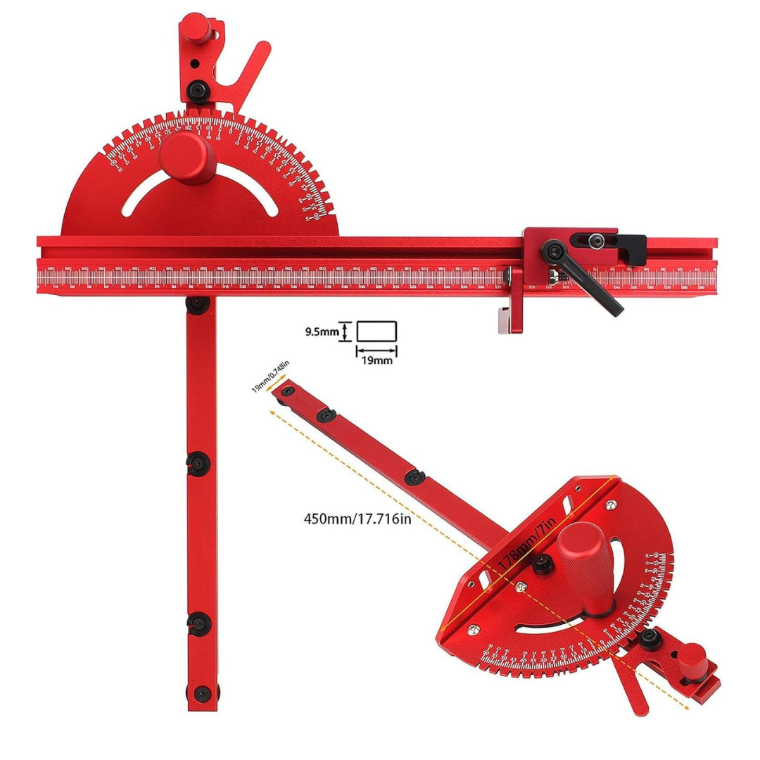 Squadra Cut Pro™ Sistema de Esquadria Profissional para Cortes em serra de mesa