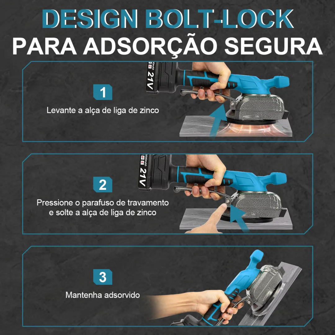 Assenta Pro Fix™ | Máquina Profissional de Assentar Piso + SUPER BRINDE