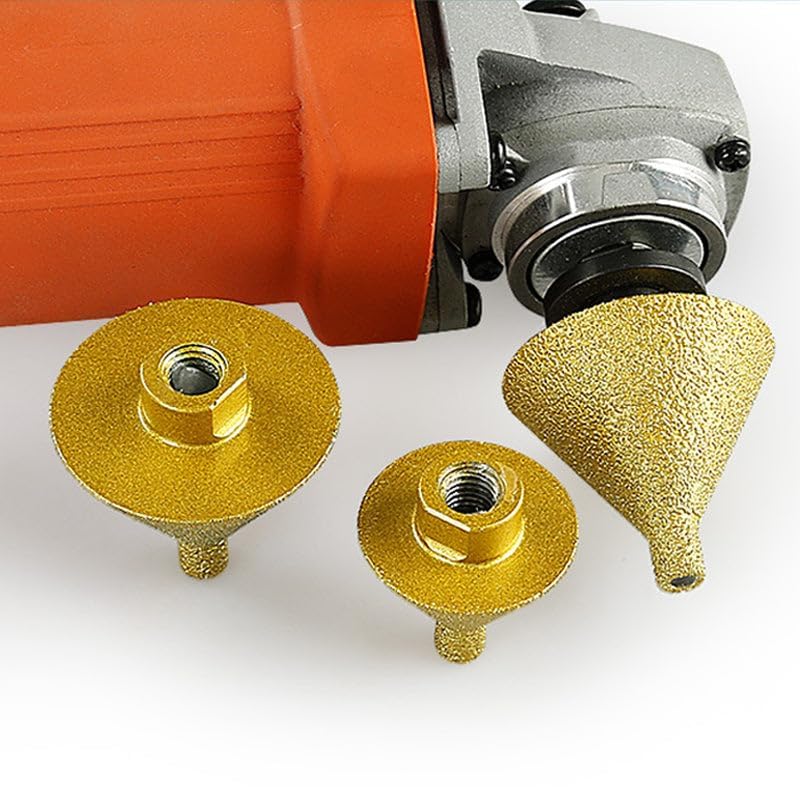 Chanfre Master™  - Kit 04  Brocas diamantadas para chanfro + Adaptador de furadeira BRINDE