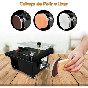 MultiCut Pro™ Mini Serra De Bancada Multifuncional  + Kit completo