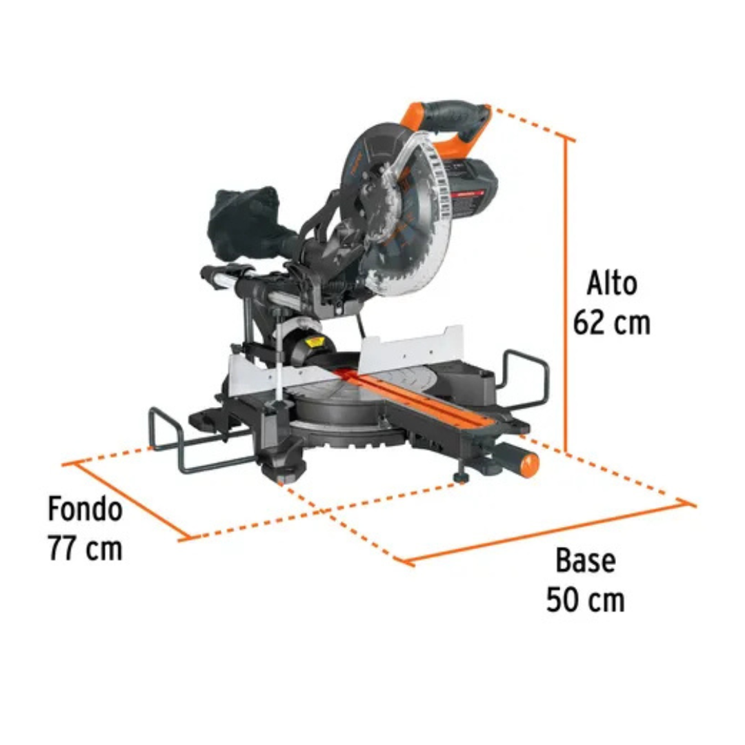 Mega Cut PRO - Serra De Esquadria 2.400w - Ingco C/ Braço Telescópico