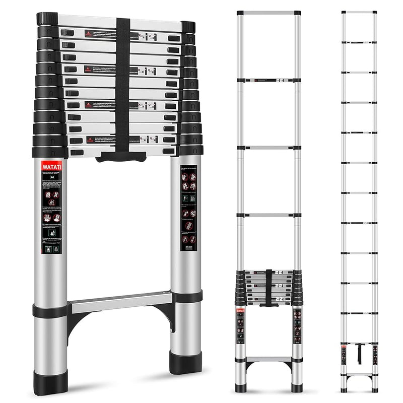 Sobe Fácil - Compact Ladder™ Escada Telescópica de 5 Metros ( + SUPER BRINDE)