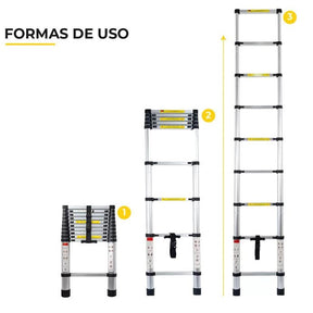 Escada Telescópica de Alumínio -