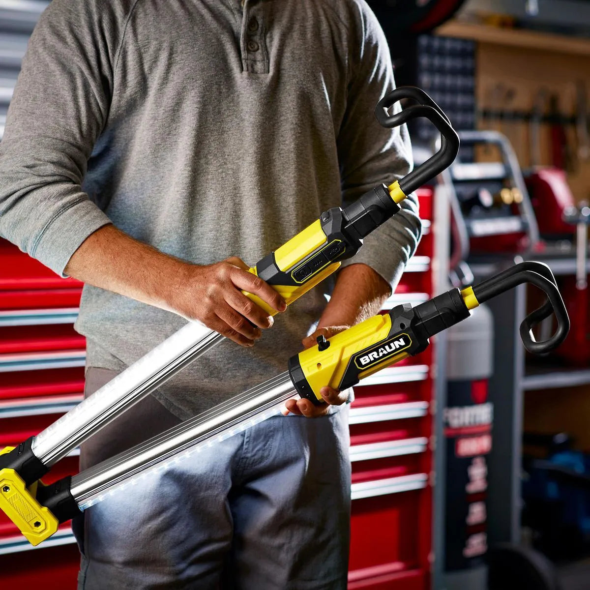 Ilumina tudo Light Shine™ Iluminação Profissional Dobrável de 3000 Lúmens