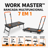 Work Master™ – Bancada Multifuncional 7 em 1 (DESCONTO EXCLUSIVO )