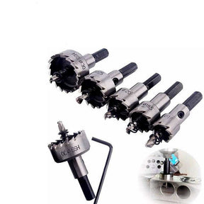 Fura Tudo - Titanium Dril ™ Kit 05 brocas serra copo